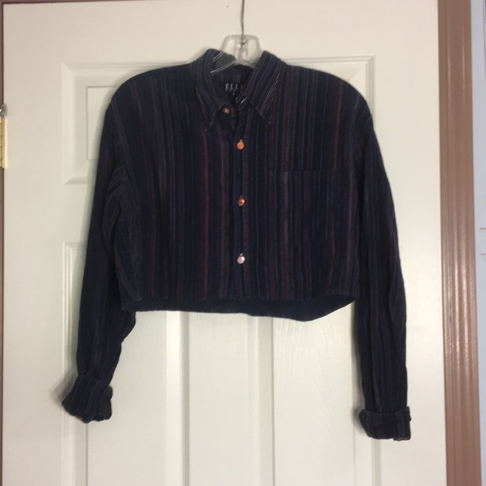 Crop-top Vintage Flannel
